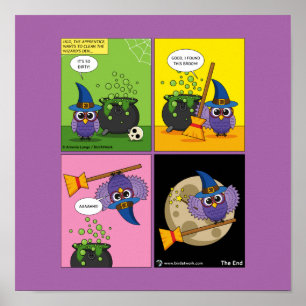 Poster L'Assistant Apprentice - Cleaning Comic