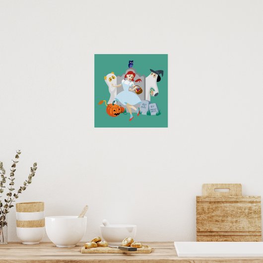 Poster L'Assistant D'Oz™ | Dorothy Halloween Joyeuse Dans (Cuisine)