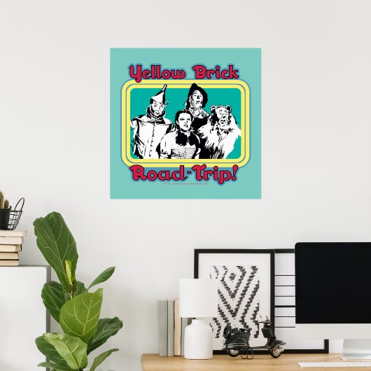 Poster L'Assistant D'Oz™ | Route en brique jaune! (Bureau à domicile)