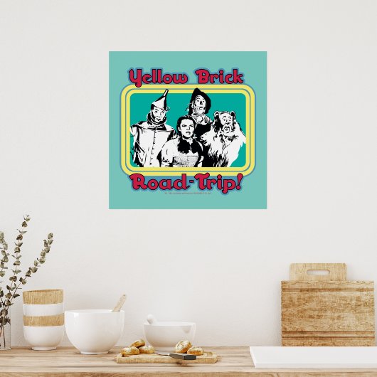 Poster L'Assistant D'Oz™ | Route en brique jaune! (Cuisine)
