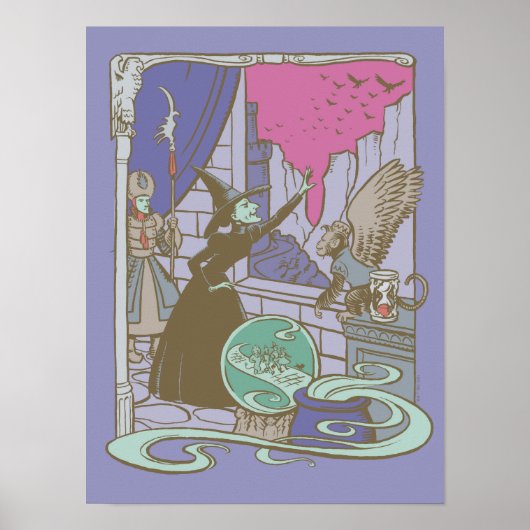 Poster L'Assistant D'Oz™ | Storybook Wicked Witch™ (Devant)