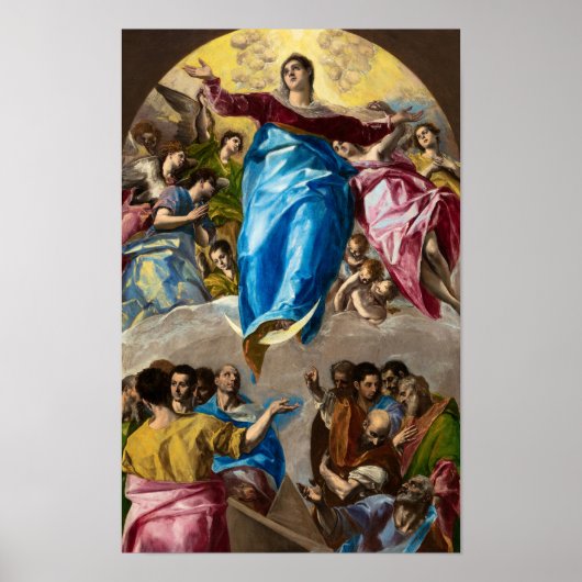 Poster L'Assomption de la Vierge par El Greco (Devant)
