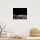 Poster L'astronaute Apollo 12 sur la Lune (Cuisine)
