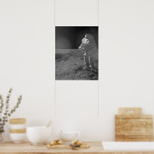 Poster L'astronaute Apollo 14 sur la Lune (Cuisine)