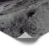 Poster L'astronaute Apollo 16 salue le drapeau américain (Coin)