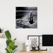Poster L'astronaute Apollo 16 sur la Lune (Bureau à domicile)