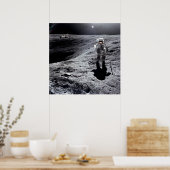 Poster L'astronaute Apollo 16 sur la Lune (Cuisine)