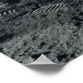 Poster L'astronaute Apollo 17 salue le drapeau américain (Coin)