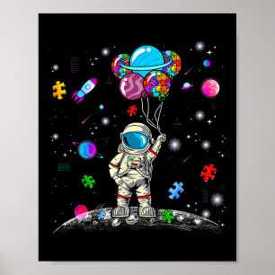 Poster L'astronaute Bylloon Puzzle Sensibilisation sur l'