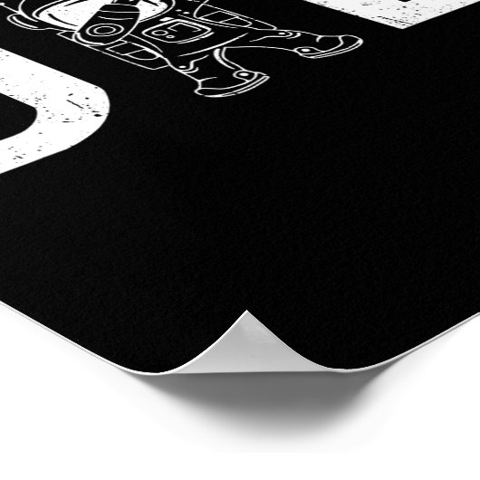 Poster L'astronaute Dabab Papa Papa (Coin)