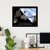 Poster L'astronaute David A. Wolf STS-112 Space Walk (Bureau à domicile)