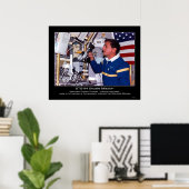 Poster L'astronaute Donald Thomas (Bureau à domicile)