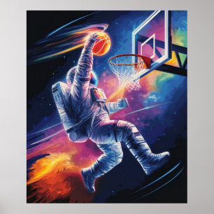 Poster L'astronaute dunks