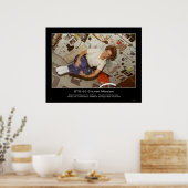 Poster L'astronaute Eileen M. Collins-floats (Cuisine)