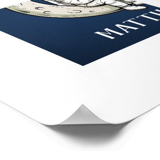 Poster L'astronaute et Alien de la lecture spatiale de l' (Coin)