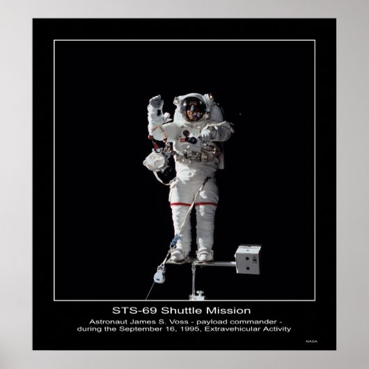 Poster L'astronaute James S. Voss (Devant)