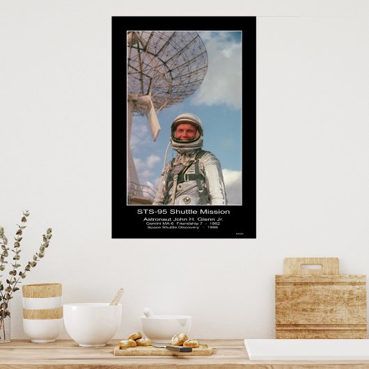 Poster L'astronaute John H. Glenn Jr. (Cuisine)
