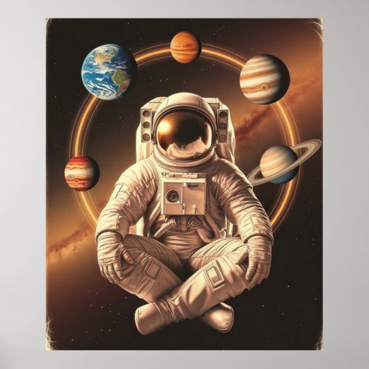 Poster L'astronaute mûrit dans l'espace (Devant)