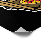 Poster L'astronaute Pizza (Coin)