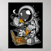 Poster L'astronaute Pizza (Devant)