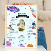 Poster L'astronaute Rocket planet & Outer space jalon