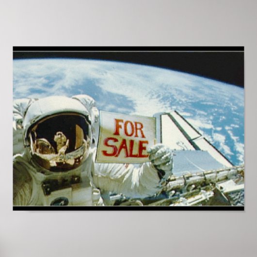 Poster L'astronaute vend la Terre (Devant)