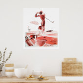 Poster L'astuce Caddy - Vintage Golf Print 1937 (Cuisine)