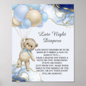 Poster Late Night Diaper Jeu Nous pouvons attendre (Devant)