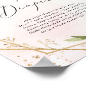 Poster Late nignt couches signe Baby shower jeu boho (Coin)