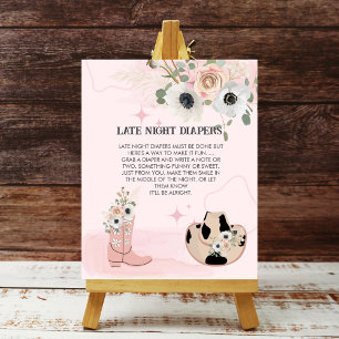 Poster Late Nuit Debout Le Thème Western Cowgirl