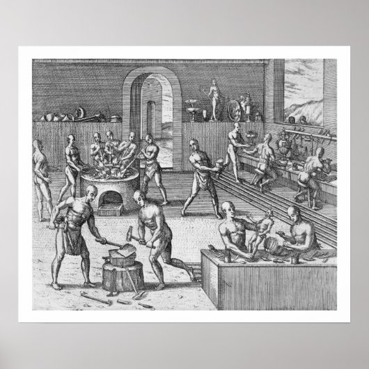 Poster L'atelier des orfèvres d'Atahualpa à Quito, f (Devant)