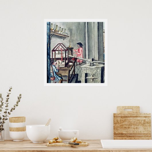 Poster L'atelier des orfèvres, d'un orfèvre b (Cuisine)