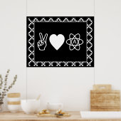Poster L'athéisme de l'amour de la paix (Cuisine)