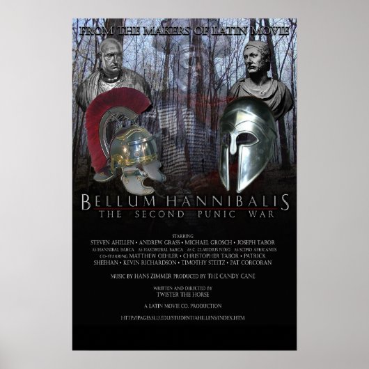 Poster Latijnse film II (Voorkant)