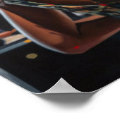 Poster Latinas parlant à une boîte de nuit de Miami (Coin)