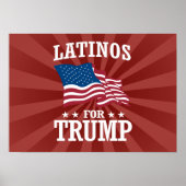 POSTER LATINOS POUR TRUMP (Devant)