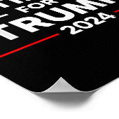 Poster Latinos pour Trump 2024 (Coin)