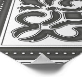 Poster Latis Motif géométrique (Coin)