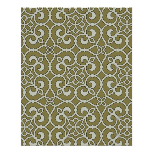 Poster Latis Motif géométrique (Devant)