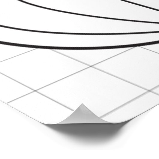 Poster Latitude et longitude (Coin)