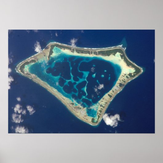 Poster L'atoll d'Atafu aux Tokelau (Devant)