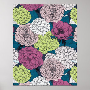 Poster Latspring garden