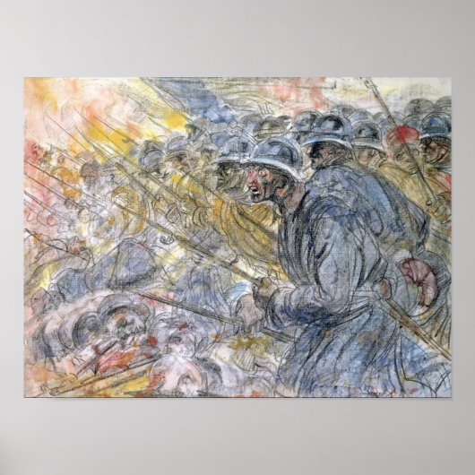 Poster L'attaque, Verdun (Devant)