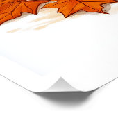 Poster Latte citrouille vampire (Coin)