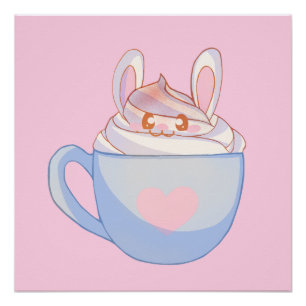 Poster Latte de lapin avec cannelle