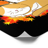 Poster Latte épice citrouille (Coin)