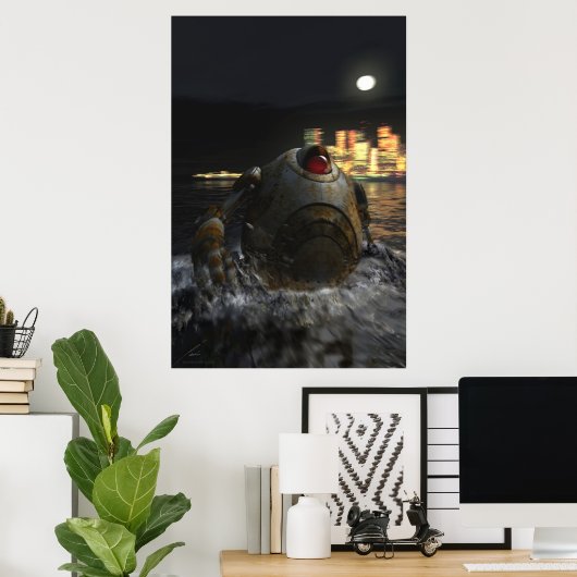 Poster L'attente est terminée... (Bureau à domicile)