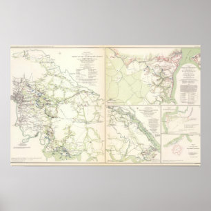 Poster L'atterrissage de HouseHarrison blanc