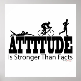 Poster L'attitude est plus forte que les faits