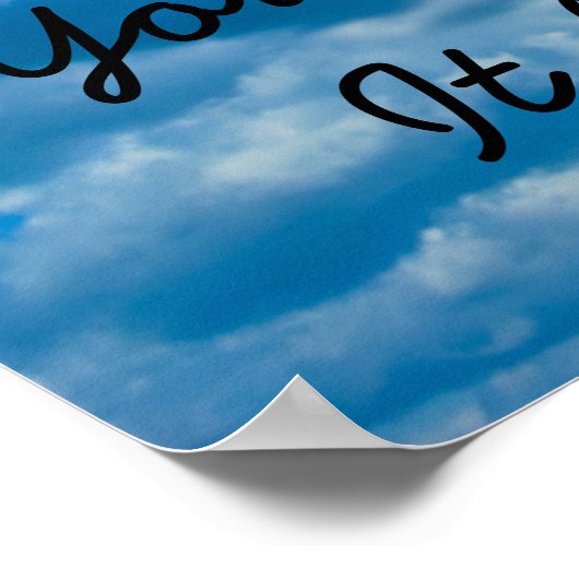 Poster L'attitude est tout (Coin)